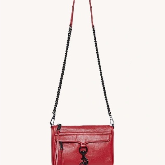 Rebecca Minkoff Mini M.A.C Crossbody Red Apple - Picture 1 of 4